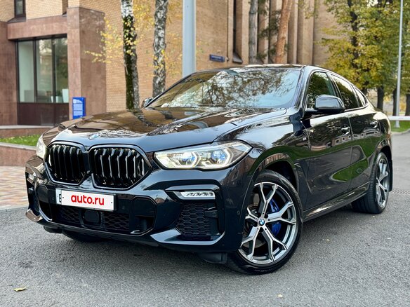 2020 BMW X6 40d III (G06), чёрный, 9490000 рублей