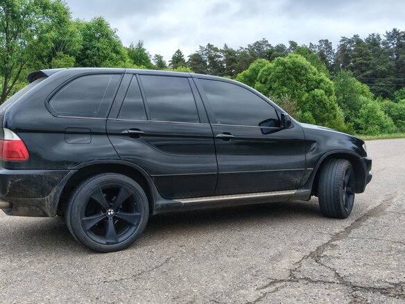 2003 BMW X5 3.0i I (E53), чёрный, 800000 рублей - вид 5