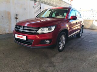 2014 Volkswagen Tiguan I Рестайлинг, красный, 1325000 рублей, вид 2