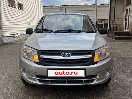 2013 Lada (ВАЗ) Granta I, серебристый, 350000 рублей, вид 2