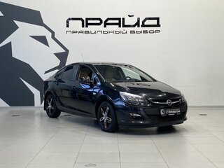 2014 Opel Astra J Рестайлинг, чёрный, 1009900 рублей, вид 3