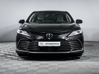 2021 Toyota Camry VIII (XV70) Рестайлинг, чёрный, 3175000 рублей, вид 2