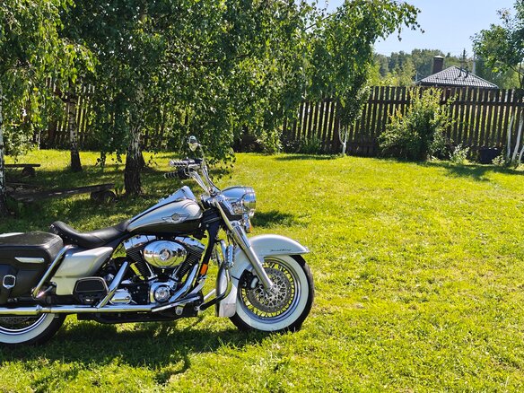 2003 Harley-Davidson Road King, серебристый, 750000 рублей - вид 6