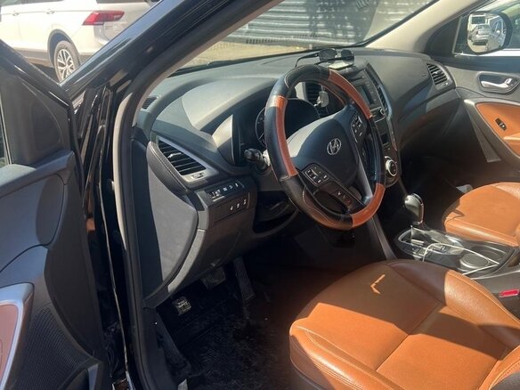 2017 Hyundai Santa Fe III Рестайлинг, чёрный, 2400000 рублей - вид 6
