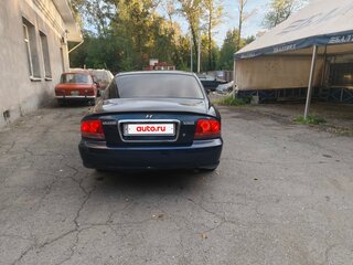 2007 Hyundai Sonata ТагАЗ IV (EF) Рестайлинг, синий, 400000 рублей, вид 2