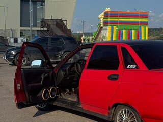 2004 Lada (ВАЗ) 2110, красный, 140000 рублей, вид 3