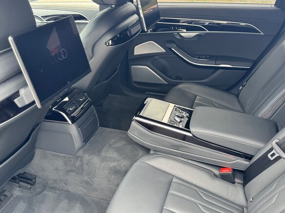 2022 Audi A8 Long 55 TFSI IV (D5), чёрный - вид 8
