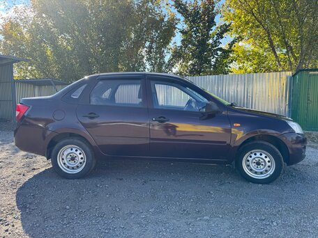 2012 Lada (ВАЗ) Granta I, пурпурный, 380000 рублей, вид 3