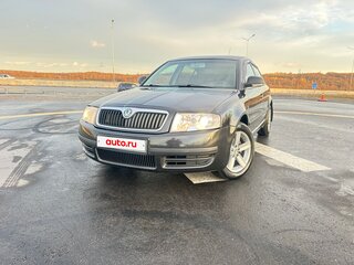 2008 Skoda Superb I Рестайлинг, чёрный, 520000 рублей, вид 2