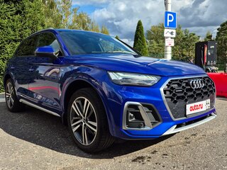 2021 Audi Q5 45 TFSI II (FY) Рестайлинг, синий, 3440000 рублей, вид 1