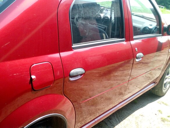 2008 Renault Logan I, красный, 300000 рублей - вид 4