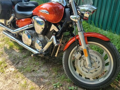 2005 Honda VTX 1300, оранжевый, 680000 рублей, вид 1