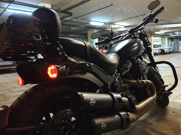 2020 Harley-Davidson Fat Bob, чёрный, 1800000 рублей - вид 10