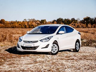 2014 Hyundai Elantra V (MD) Рестайлинг, белый, 1050000 рублей, вид 1