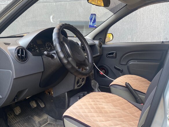 2006 Renault Logan I, серый, 230000 рублей - вид 5