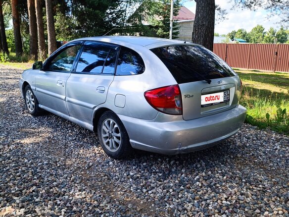 2004 Kia Rio I Рестайлинг, серебристый - вид 2