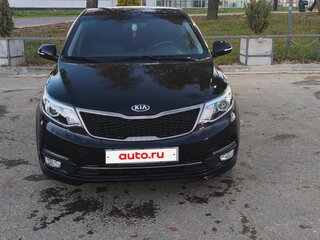 2016 Kia Rio III Рестайлинг, чёрный, 1170000 рублей, вид 2