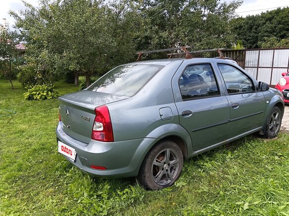 2012 Renault Logan I Рестайлинг, синий, 365000 рублей - вид 6