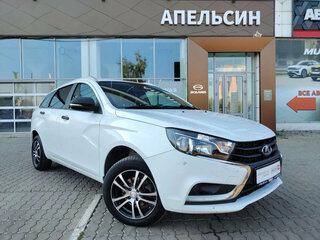 2019 Lada (ВАЗ) Vesta SW I, белый, 923025 рублей, вид 1