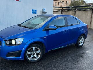 2012 Chevrolet Aveo II, синий, 320000 рублей, вид 4