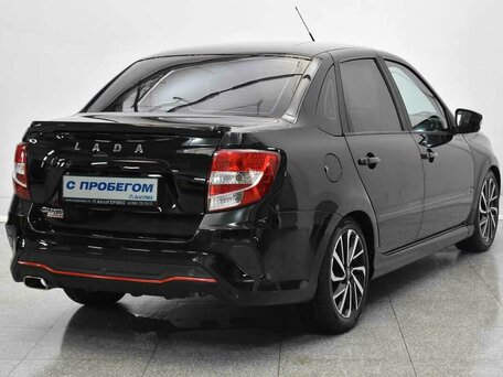 2024 Lada (ВАЗ) Granta Sport I Рестайлинг, чёрный, 990000 рублей, вид 4