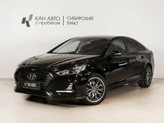 2019 Hyundai Sonata VII (LF) Рестайлинг, чёрный, 1790000 рублей, вид 1