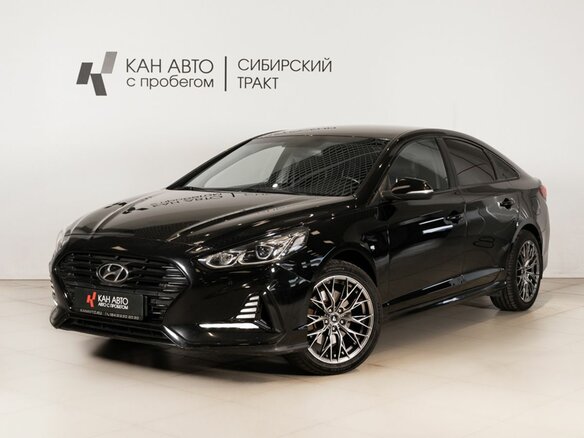 2019 Hyundai Sonata VII (LF) Рестайлинг, чёрный, 1770000 рублей