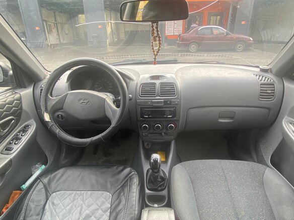 2007 Hyundai Accent ТагАЗ II, чёрный, 330000 рублей - вид 15