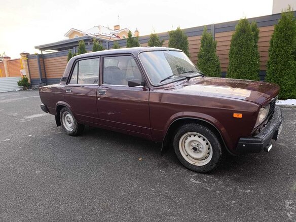 2008 Lada (ВАЗ) 2105, красный, 450000 рублей - вид 6