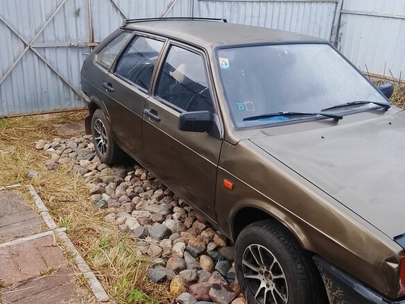 1998 Lada (ВАЗ) 2109, коричневый - вид 1