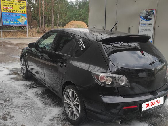 2007 Mazda 3 I (BK) Рестайлинг, чёрный, 530000 рублей - вид 6