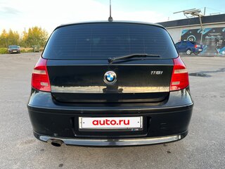 2007 BMW 1 серии 118i I (E81/E82/E87/E88) Рестайлинг, чёрный, 715000 рублей, вид 4