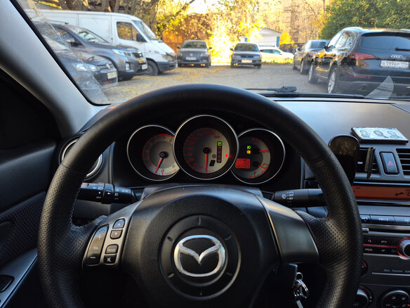 2008 Mazda 3 I (BK) Рестайлинг, серый, 645000 рублей - вид 6
