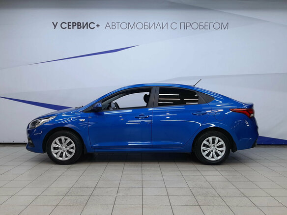 2018 Hyundai Solaris II, синий - вид 1