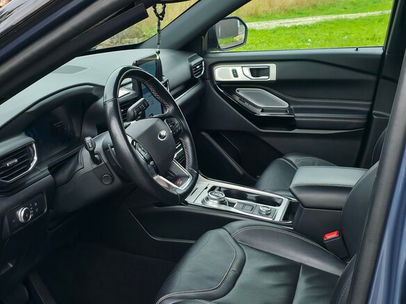 2021 Ford Explorer VI, синий, 3950000 рублей - вид 8
