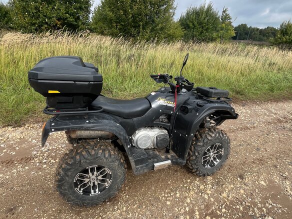 2016 Stels ATV-600YS Leopard, чёрный, 389000 рублей - вид 1