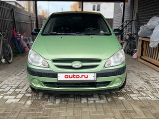 2008 Hyundai Getz I Рестайлинг, зелёный, 455000 рублей, вид 2