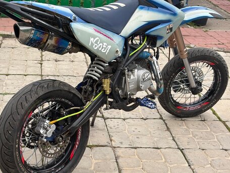 2018 Racer Pitbike 125/160, серебристый, 75000 рублей, вид 2