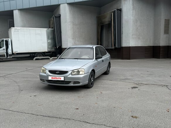 2007 Hyundai Accent ТагАЗ II, серебристый, 370000 рублей