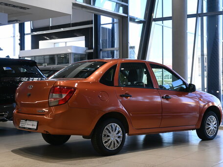 2014 Lada (ВАЗ) Granta I, оранжевый, 325000 рублей, вид 5