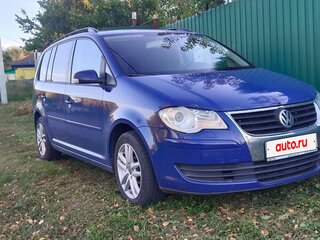 2007 Volkswagen Touran I Рестайлинг, синий, 850000 рублей, вид 3
