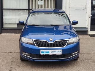2018 Skoda Rapid I Рестайлинг, синий, 1275000 рублей, вид 2