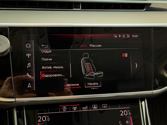 2018 Audi A8 Long 55 TFSI IV (D5), чёрный, 3750000 рублей - вид 37