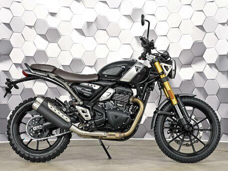 2024 Triumph Scrambler, чёрный, 695000 рублей, вид 3