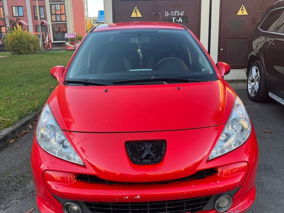 2007 Peugeot 207 I, красный, 270000 рублей - вид 3