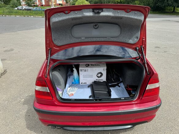 2003 BMW 3 серии 325i IV (E46) Рестайлинг, красный, 1010000 рублей - вид 15