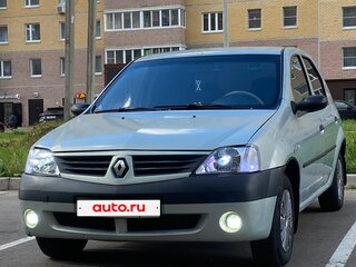 2007 Renault Logan I, зелёный, 370000 рублей, вид 3