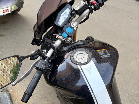 2014 Yamaha MT-09 (FZ-09), фиолетовый, 550000 рублей, вид 3