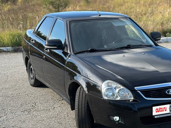 2014 Lada (ВАЗ) Priora I Рестайлинг, чёрный, 460000 рублей - вид 9