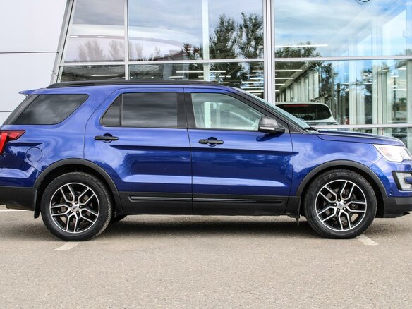 2016 Ford Explorer V Рестайлинг, синий - вид 4